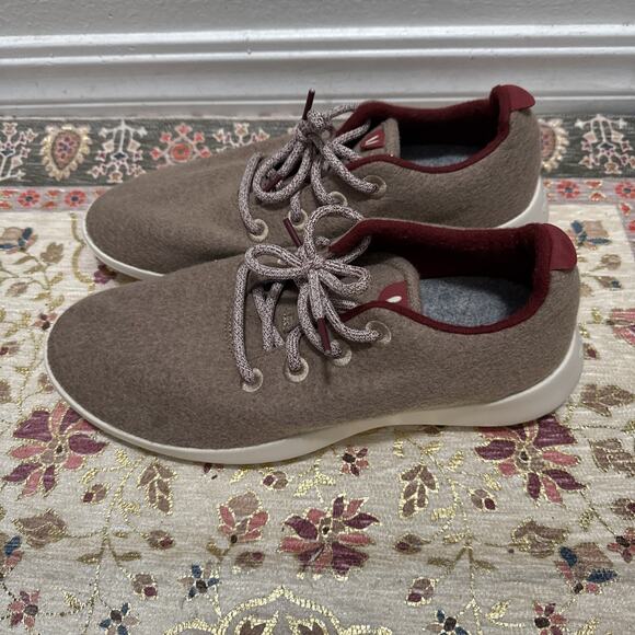 Allbirds Wool Runners Men’s Pink Blush Wool Washable Athletic Sneakers Size 11 - Picture 3 of 7